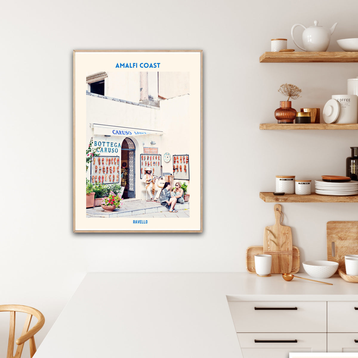 Amalfi Coast Poster Chilling in Ravello Version 1