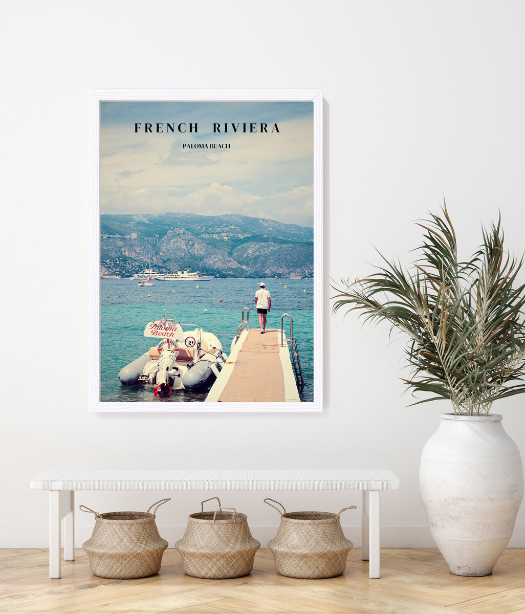 French Riviera Poster Paloma Beach-Version-2