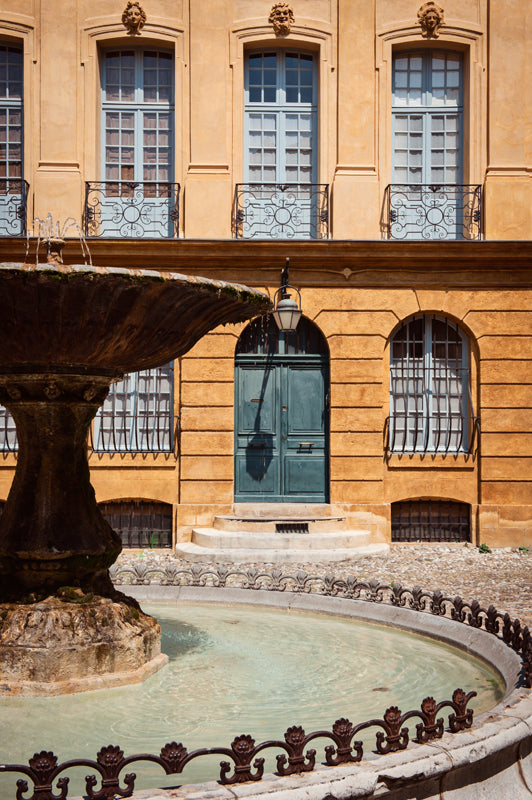 The elegant town of Aix en Provence in the south of France