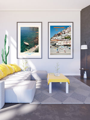 Poster Bundle - Arriving By Boat AND Positano Summer Morning