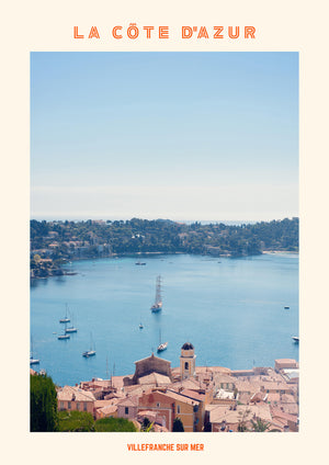 French Riviera Poster Over The Rooftops